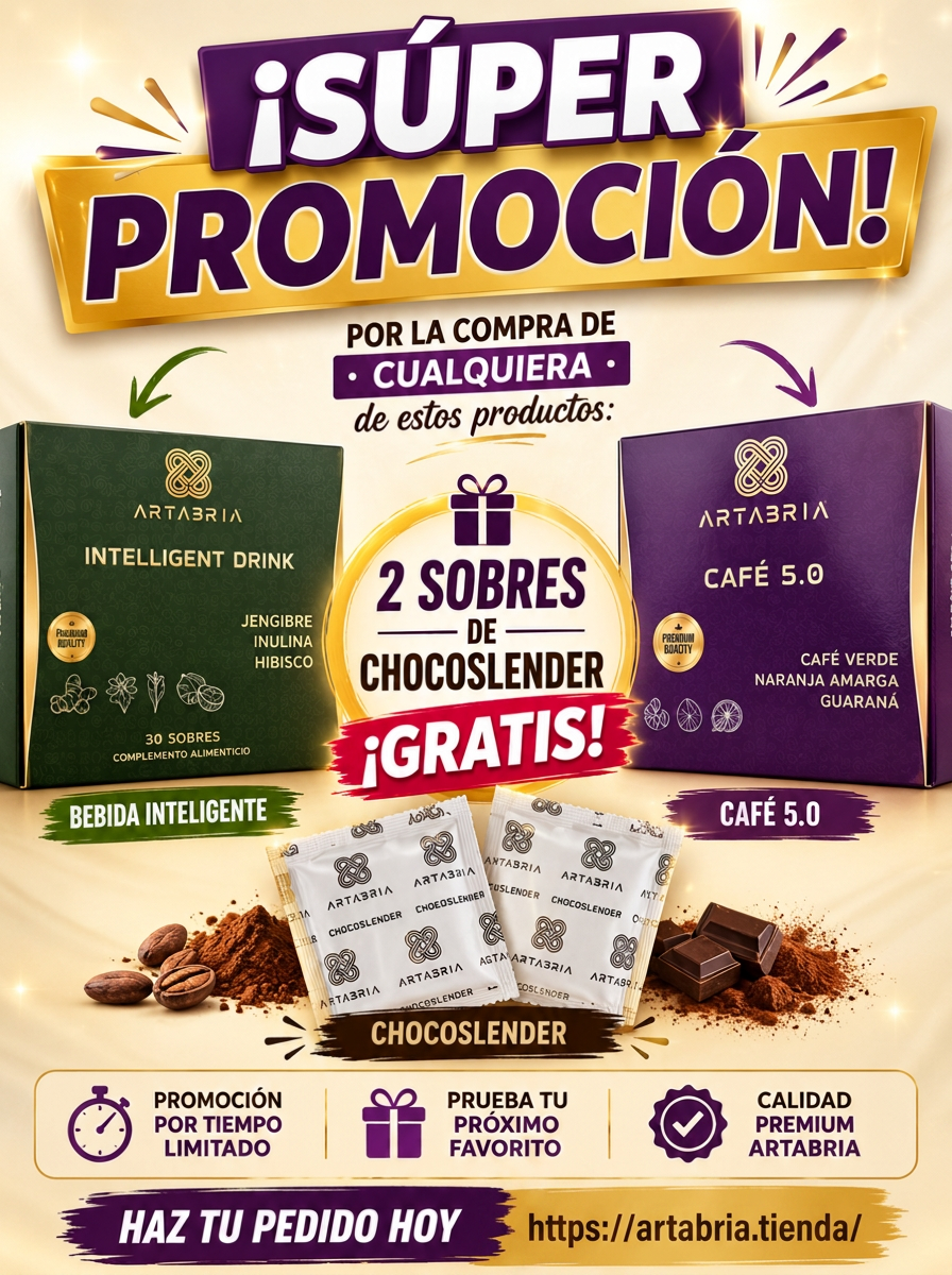 Café 5.0 o Intelligent Drink + 2 sobres de ChocoSlender GRATIS